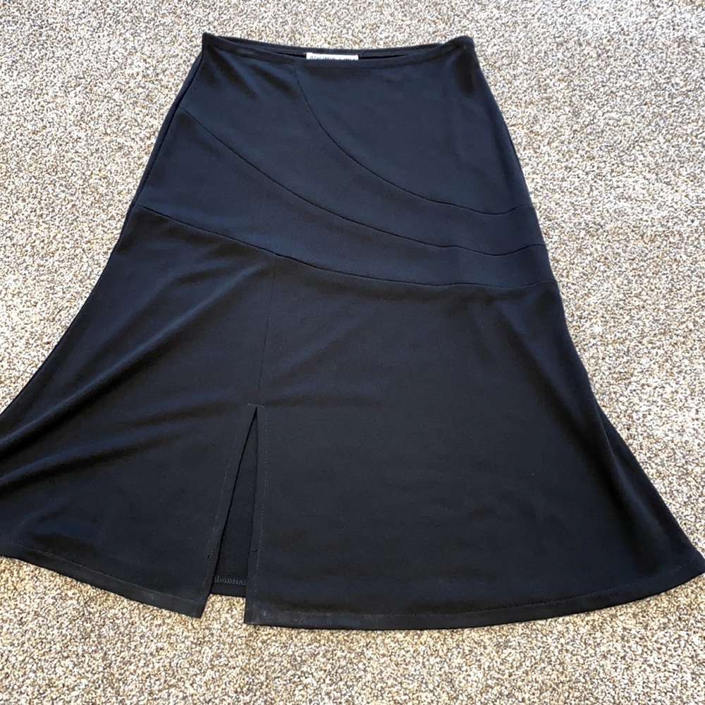 Andria Lieu Collection black flared skirt.